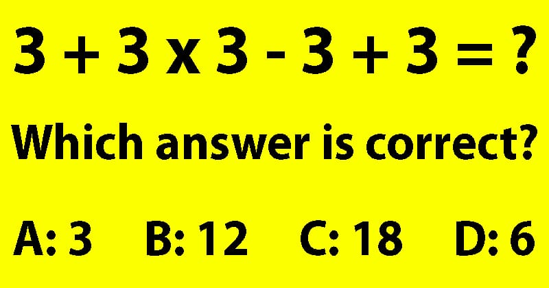 Many people get it wrong: Can you solve this tricky math problem ...